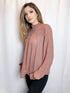 Gold Diamond Mauve Chiffon Blouse